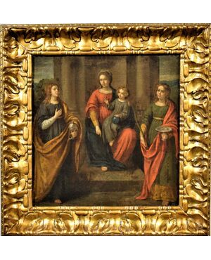 Vergine col Bambino, Maddalena e S.Lucia