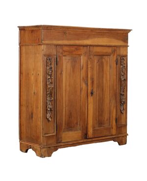 Credenza in Noce Barocco Italia Fine XVII - Inizio XVIII Secolo