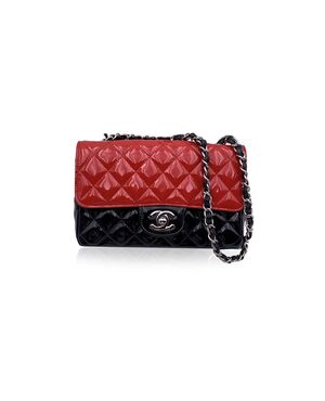 CHANEL Borsa a Tracolla in Pelle Lucida Col. Rosso Timeless/Classique S