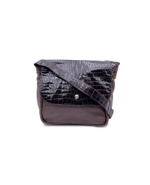 FENDI Borsa a Tracolla Vintage in Pelle Col. Marrone M