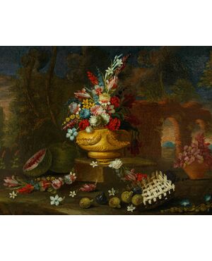 Giacomo Nani, Composizione con vaso di fiori