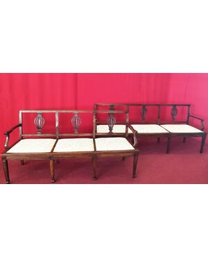 Pair of Italian benches