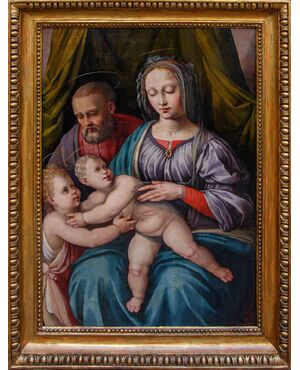 Bastiano da Sangallo, Sacra famiglia con San Giovannino