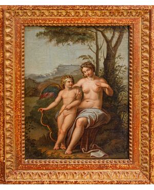 Pittore neoclassico, Venere ferita da Cupido