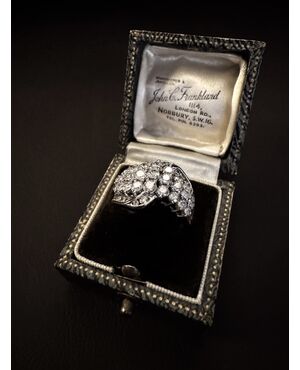 Anello  a  fascia  con  Diamanti  2 ct.  