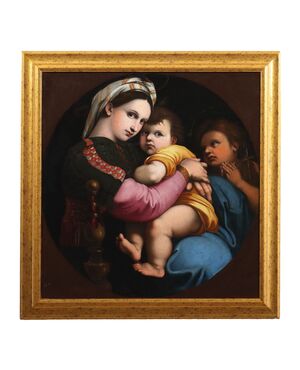 Dipinto Madonna della Seggiola