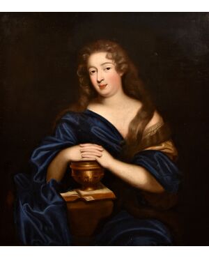 Ritratto di Louise Renée de Keroualle come Maddalena, Pierre Mignard, detto Le Romain (Troyes 1612 – Parigi 1695), attribuito