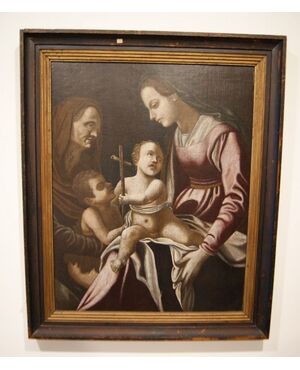 Antico dipinto Bartolomeo Schedoni del 1600 Madonna con Gesù