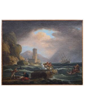 Diebolt, 1817 Marina in tempesta