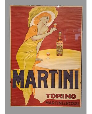 MANIFESTO MARTINI - ITALIA- ANNI '50