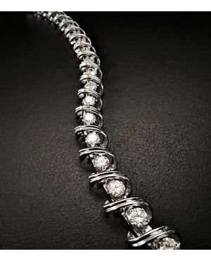 Bracciale  con   Diamanti  5.25  ct.