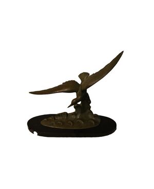 Scultura in bronzo art Decò "Albatros" di inizio 1900