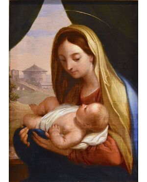 Carlo Maratta (Camerano 1625 – Roma, 1713) Vergine con Bambino