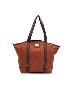 LANCEL Borsa Shopper in Tela Col. Arancione Sac Rock'n'Roll M