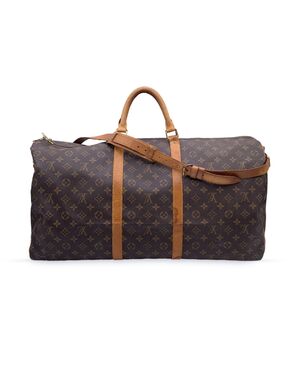 LOUIS VUITTON Borsa da Viaggio in Tela Col. Marrone Keepall L