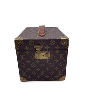 LOUIS VUITTON Borsa da Viaggio Vintage in Tela Col. Marrone Boite Flacons M