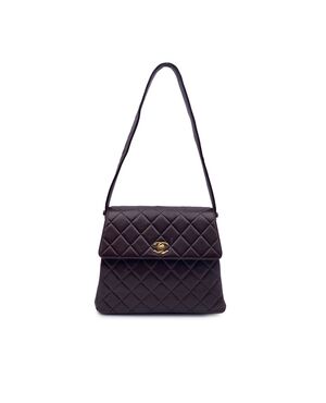 CHANEL Borsa a Tracolla Vintage in Pelle Col. Marrone S