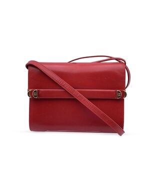 GUCCI Borsa a Tracolla Vintage in Pelle Col. Rosso S