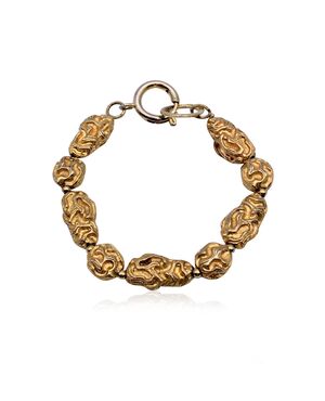 CHANEL Bracciale Vintage in Metallo Col. Oro