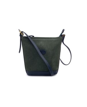 GUCCI Borsa a Tracolla Vintage in Camoscio Col. Verde M