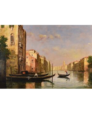 Veduta di Venezia con il Canal Grande, Antoine Bouvard, detto Marc Aldine (L’Isere 1875 - Parigi 1957)