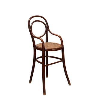 Seggiolone Thonet Vienna Fine XIX Inizio XX Secolo