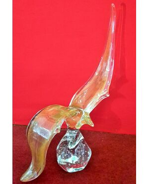 Blown glass seagull