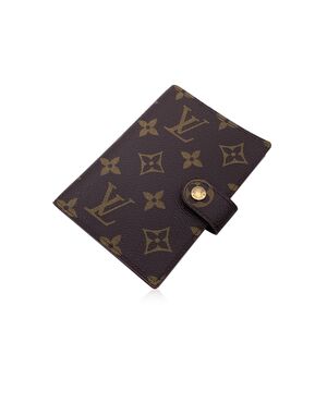 LOUIS VUITTON Accessorio Vintage in Tela Col. Marrone S