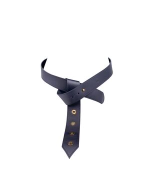 LOUIS VUITTON Cintura in Pelle Col. Nero Tie The Knot