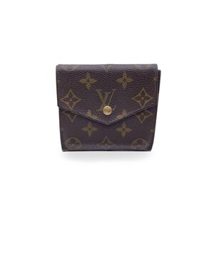 LOUIS VUITTON Portafoglio Vintage in Tela Col. Marrone M61652 S