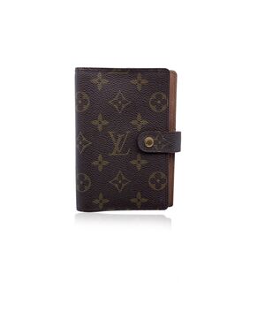 LOUIS VUITTON Accessorio Vintage in Tela Col. Marrone S