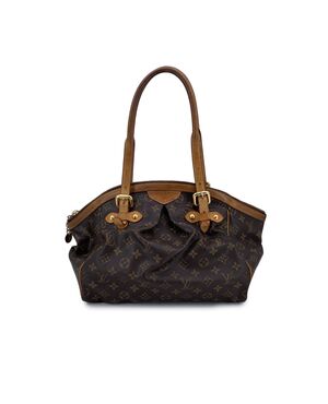 LOUIS VUITTON Borsa Shopper in Tela Col. Marrone Tivoli M