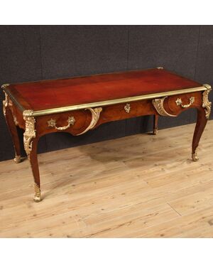 French writing desk in Louis XV style from 20th century