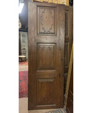 PTI750 - Porta in legno di noce, misure cm L 73 x H 214  