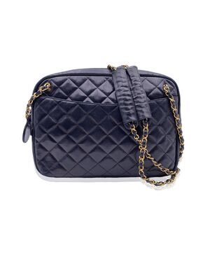 CHANEL Borsa a Tracolla Vintage in Pelle Col. Nero Camera M