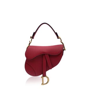 DIOR Borsa a Tracolla in Pelle Col. Rosso Saddle S