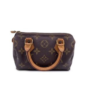 LOUIS VUITTON Borsa a Mano Vintage in Tela Col. Marrone Nano Speedy / Mini HL S