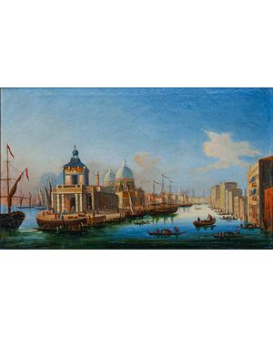 XIX secolo, Veduta con Punta della Dogana e Santa Maria della Salute