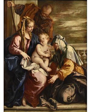 Sacra Famiglia con Sant'Anna, Sebastiano Ricci (Belluno 1659 - Venezia 1734) attribuibile a