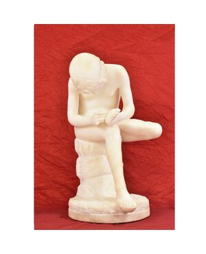 ALABASTER SCULPTURES, SPINARIO, END OF 800. (STAL04)     