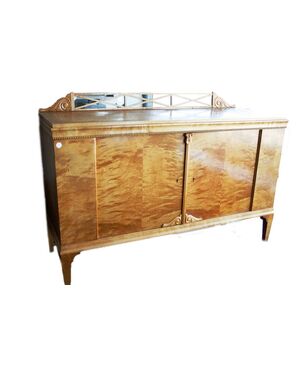 Credenza in betulla Svedese di fine 1800 stile Liberty