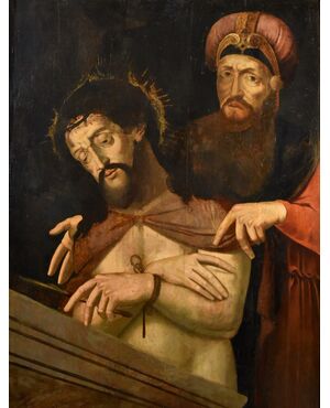 Ecce Homo con Ponzio Pilato, Cerchia di Michael Coxie (Malines, 1499 – Malines, 1592)