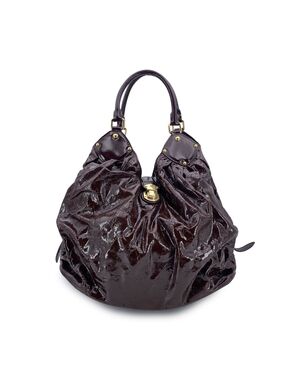 LOUIS VUITTON Borsa Hobo in Pelle Lucida Col. Marrone Surya L