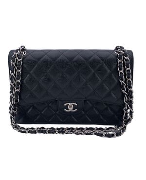 CHANEL Borsa a Tracolla in Pelle Col. Nero Timeless/Classique L