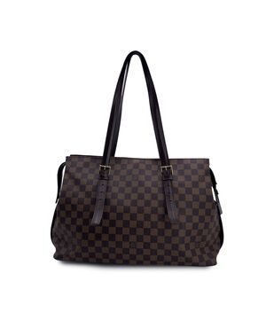 LOUIS VUITTON Borsa Shopper in Tela Col. Marrone Chelsea M