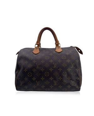 LOUIS VUITTON Borsa a Mano Vintage in Tela Col. Marrone Speedy M