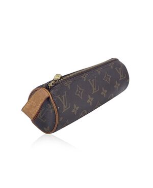 LOUIS VUITTON Pochette Vintage in Tela Col. Marrone Papillon S