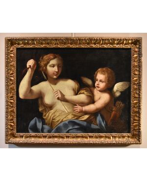 Venere che disarma Amore, Benedetto Gennari (Cento, 1633 - Bologna, 1715)