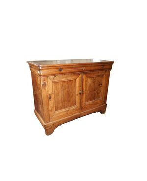 Grande credenza francese stile Luigi Filippo del 1800 in noce