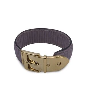 GUCCI Bracciale Vintage in Pelle Col. Viola